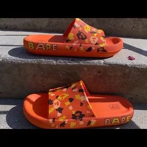 Bape | Shoes | Orange Bape Slide | Poshmark display picture 2